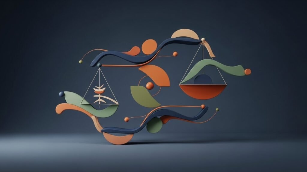 Abstract illustration summarizing cultural impact in society
