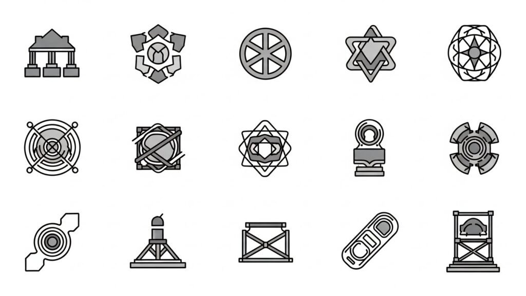 Conceptual illustration of cultural influence on language and behavior
