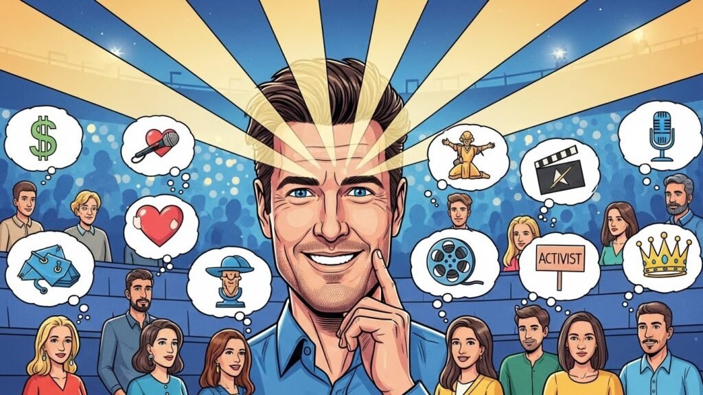 Visual explaining common misconceptions about celebrity branding
