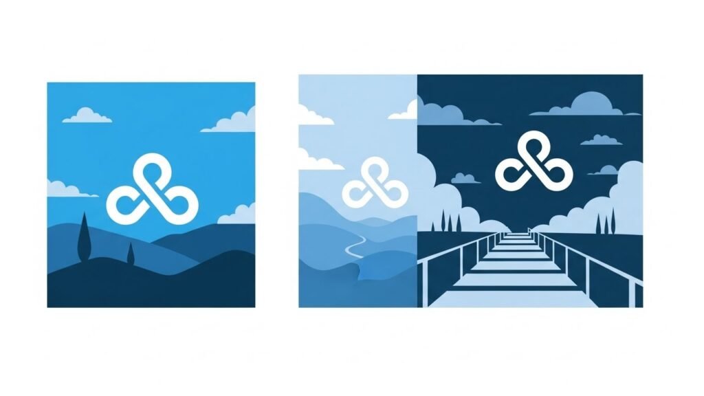 Illustration showing how consistency supports identity recognition
