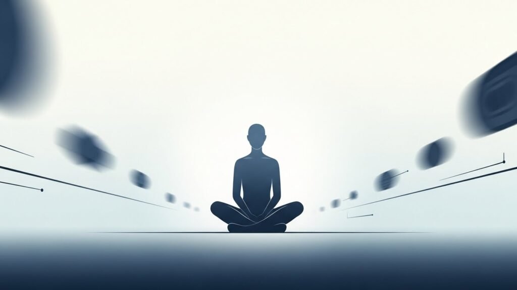 Conceptual image showing separation between public identity and private identity in famous individuals