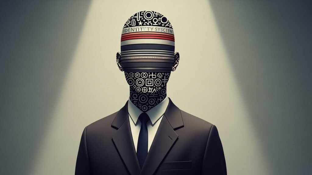 Abstract illustration representing structured identity in public recognition
